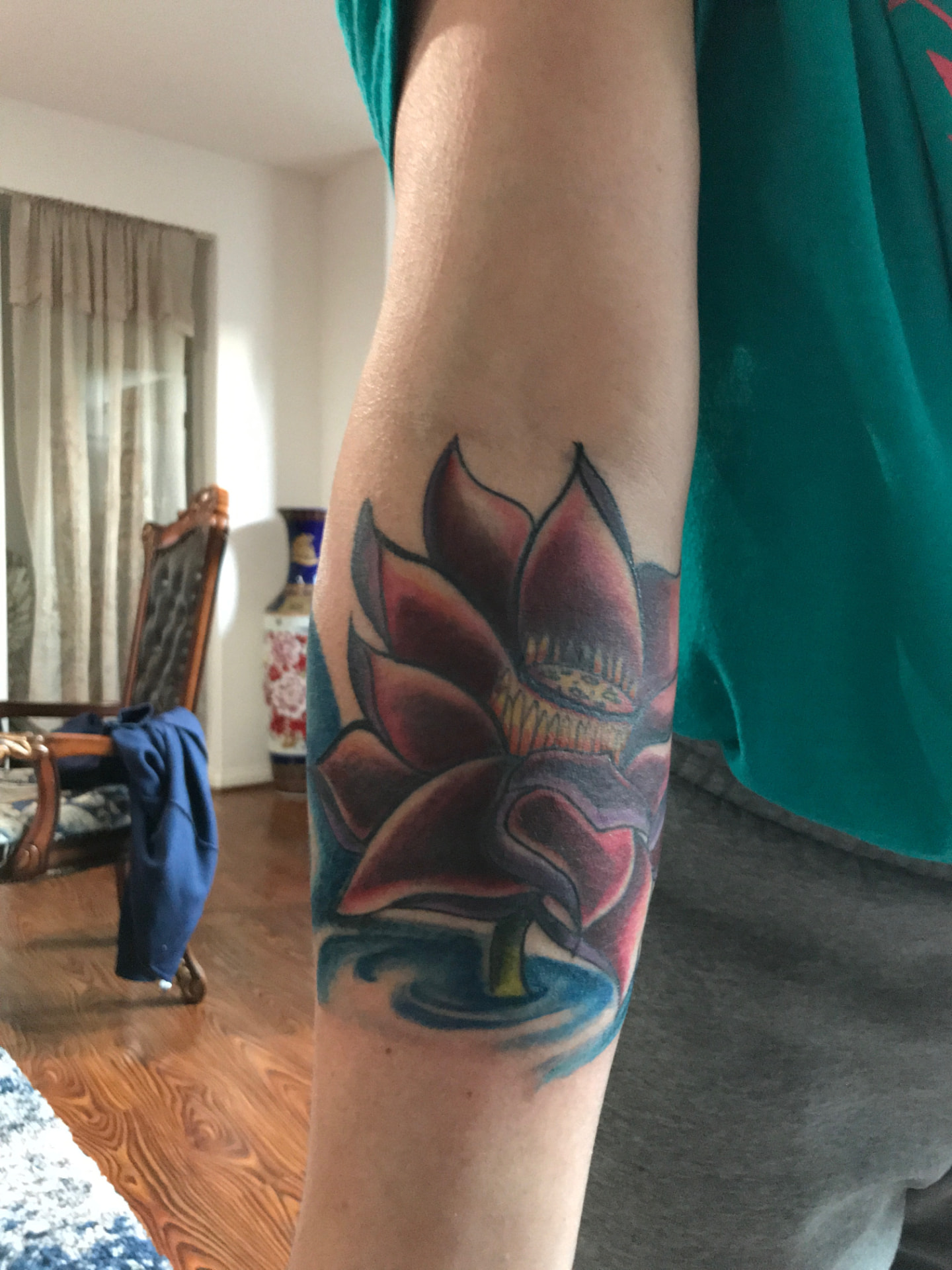 Lotus in Bloom — Forearm